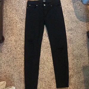 Hudson Black Jeans Size 30